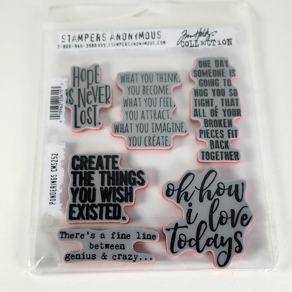 Stampers Anonymous - Tim Holtz Collection - Ponderings (CMS252) Stamp set - Picture 16 of 16